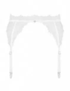 Bianelle garter belt white S/M Harisnyák - Harisnyatartók Obsessive 2