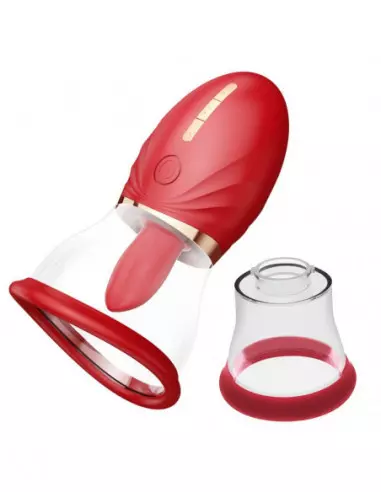 Adoramar Magic Tongue Pleasure - RED (two cups) Csiklóizgató Csiklóizgatók Realov