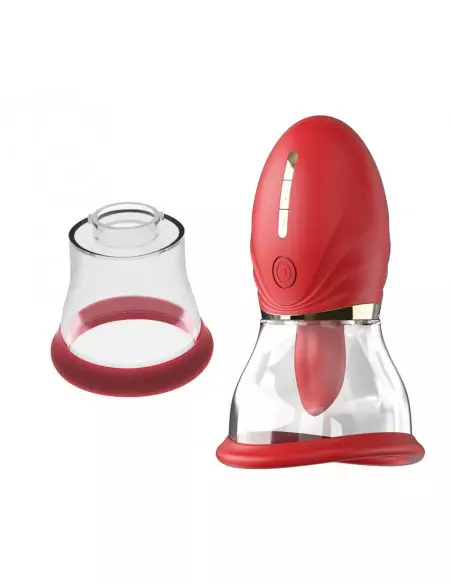 Adoramar Magic Tongue Pleasure - RED (two cups) Csiklóizgató Csiklóizgatók Realov