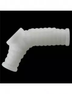Vibrating Silk Knights Ring with Scrotum Sleeve (White) III Mandzsetta Péniszgyűrűk - Mandzsetták Lovetoy 2