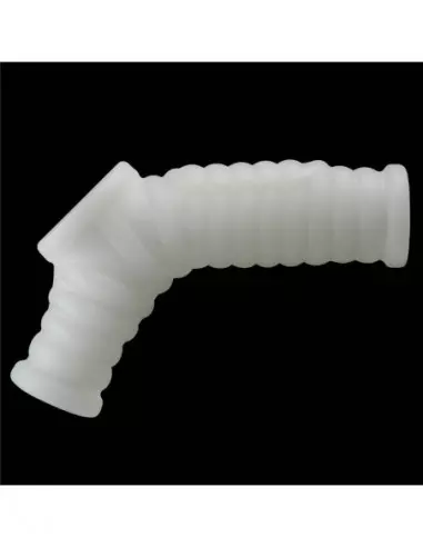 Vibrating Silk Knights Ring with Scrotum Sleeve (White) III Mandzsetta Péniszgyűrűk - Mandzsetták Lovetoy