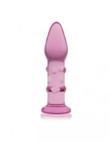 5.5" Glass Romance Pink Fenékdugó Fenékdugók Lovetoy