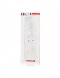 5.5" Glass Romance Clear Fenékdugó Fenékdugók Lovetoy