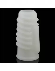 Vibrating Spiral Knights Ring (White) I Mandzsetta Péniszgyűrűk - Mandzsetták Lovetoy 2