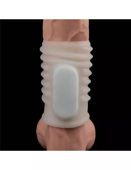 Vibrating Spiral Knights Ring (White) I Mandzsetta Péniszgyűrűk - Mandzsetták Lovetoy Vibrating Spiral Knights Ring (White) I Mandzsetta Péniszgyűrűk - Mandzsetták Lovetoy