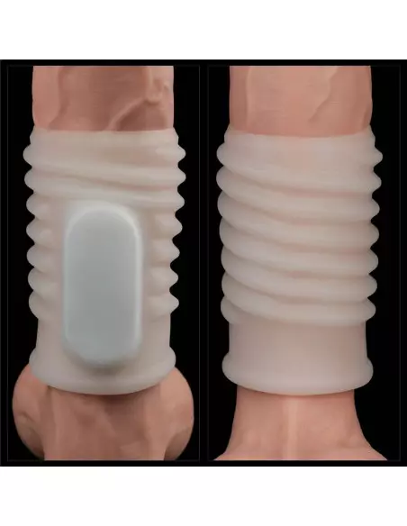 Vibrating Spiral Knights Ring (White) I Mandzsetta Péniszgyűrűk - Mandzsetták Lovetoy Vibrating Spiral Knights Ring (White) I Mandzsetta Péniszgyűrűk - Mandzsetták Lovetoy