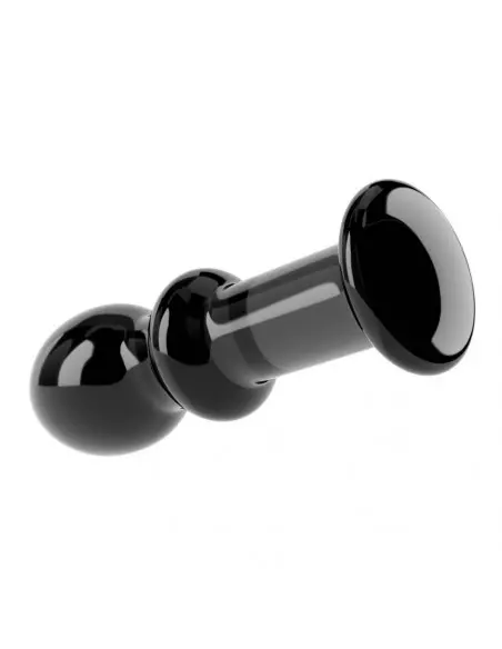 4.5" Glass Romance Black Fenékdugó Fenékdugók Lovetoy 4.5" Glass Romance Black Fenékdugó Fenékdugók Lovetoy