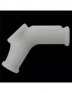 Vibrating Silk Knights Ring with Scrotum Sleeve (White) I Mandzsetta Péniszgyűrűk - Mandzsetták Lovetoy 2