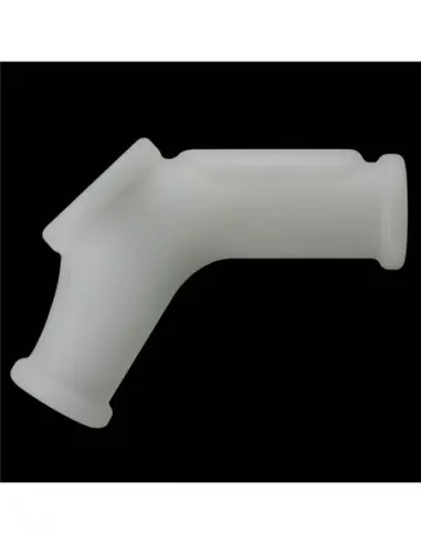 Vibrating Silk Knights Ring with Scrotum Sleeve (White) I Mandzsetta Péniszgyűrűk - Mandzsetták Lovetoy