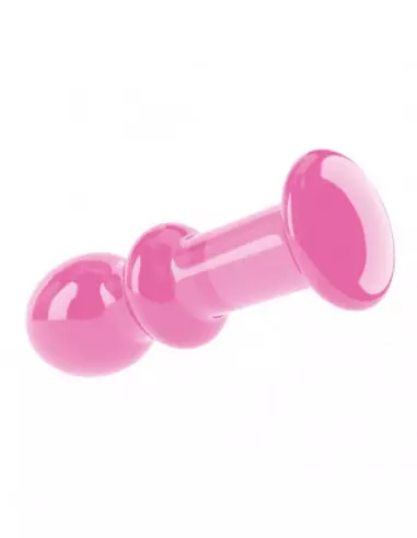 4.5" Glass Romance Pink Fenékdugó Fenékdugók Lovetoy