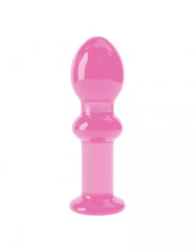 4.5" Glass Romance Pink Fenékdugó Fenékdugók Lovetoy