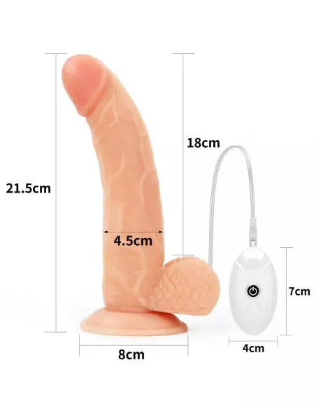 Vibrating Easy Strapon Felcsatolható Dildó 4 Felcsatolható eszközök Lovetoy
