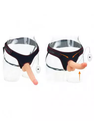 Vibrating Easy Strapon Felcsatolható Dildó 4 Felcsatolható eszközök Lovetoy