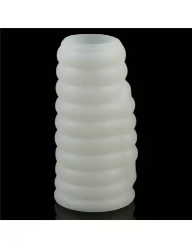 Vibrating Spiral Knights Ring (White) IV Mandzsetta Péniszgyűrűk - Mandzsetták Lovetoy