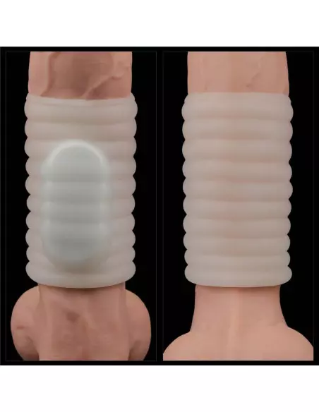 Vibrating Spiral Knights Ring (White) IV Mandzsetta Péniszgyűrűk - Mandzsetták Lovetoy Vibrating Spiral Knights Ring (White) IV Mandzsetta Péniszgyűrűk - Mandzsetták Lovetoy