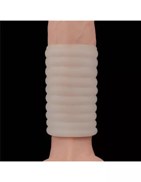 Vibrating Spiral Knights Ring (White) IV Mandzsetta Péniszgyűrűk - Mandzsetták Lovetoy Vibrating Spiral Knights Ring (White) IV Mandzsetta Péniszgyűrűk - Mandzsetták Lovetoy