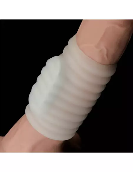 Vibrating Spiral Knights Ring (White) IV Mandzsetta Péniszgyűrűk - Mandzsetták Lovetoy Vibrating Spiral Knights Ring (White) IV Mandzsetta Péniszgyűrűk - Mandzsetták Lovetoy