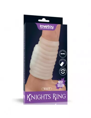 Vibrating Spiral Knights Ring (White) IV Mandzsetta Péniszgyűrűk - Mandzsetták Lovetoy