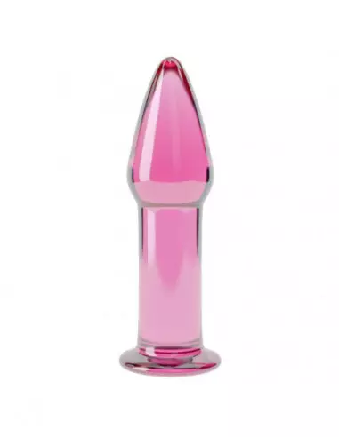 5" Glass Romance Pink Fenékdugó Fenékdugók Lovetoy