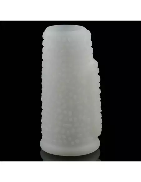 Vibrating Spiral Knights Ring (White) II Mandzsetta Péniszgyűrűk - Mandzsetták Lovetoy Vibrating Spiral Knights Ring (White) II Mandzsetta Péniszgyűrűk - Mandzsetták Lovetoy