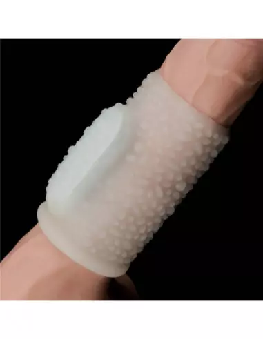 Vibrating Spiral Knights Ring (White) II Mandzsetta Péniszgyűrűk - Mandzsetták Lovetoy