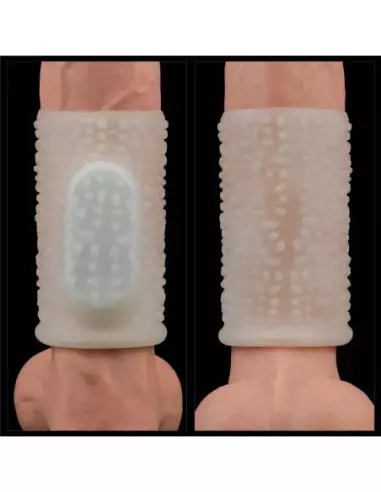 Vibrating Spiral Knights Ring (White) II Mandzsetta Péniszgyűrűk - Mandzsetták Lovetoy