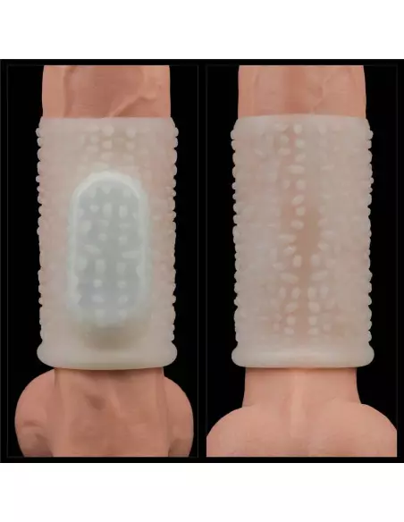 Vibrating Spiral Knights Ring (White) II Mandzsetta Péniszgyűrűk - Mandzsetták Lovetoy Vibrating Spiral Knights Ring (White) II Mandzsetta Péniszgyűrűk - Mandzsetták Lovetoy