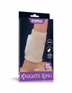 Vibrating Spiral Knights Ring (White) II Mandzsetta Péniszgyűrűk - Mandzsetták Lovetoy