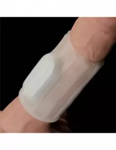 Vibrating Spiral Knights Ring (White) III Mandzsetta Péniszgyűrűk - Mandzsetták Lovetoy 2