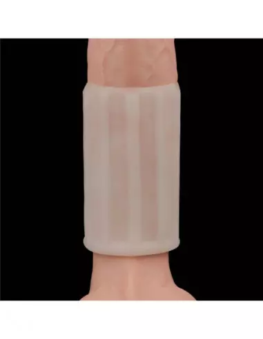 Vibrating Spiral Knights Ring (White) III Mandzsetta Péniszgyűrűk - Mandzsetták Lovetoy