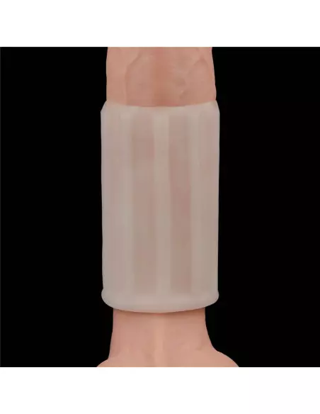 Vibrating Spiral Knights Ring (White) III Mandzsetta Péniszgyűrűk - Mandzsetták Lovetoy