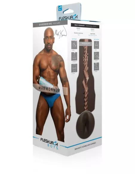Fleshjack Boys Max Konnor Overdrive Maszturbátor Férfi maszturbátorok Fleshlight