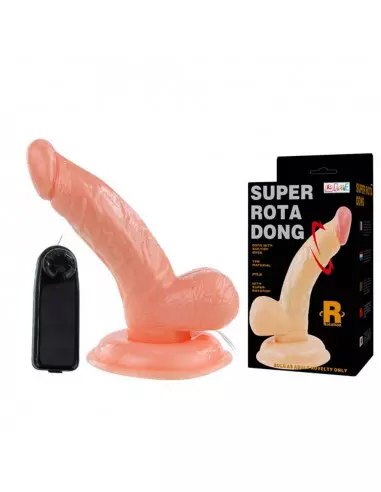 Super Rota Dong Flesh 1 Vibrátor Realisztikus vibrátorok Debra