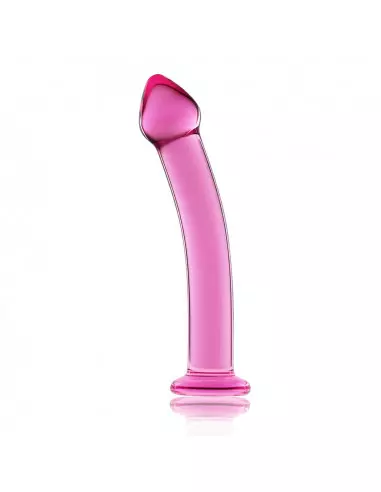 Glass Romance Pink Üveg Dildó Dongok - Dildók Lovetoy