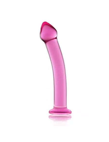 Glass Romance Pink Üveg Dildó Dongok - Dildók Lovetoy