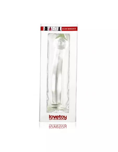 Glass Romance Clear Üveg Dildó Dongok - Dildók Lovetoy