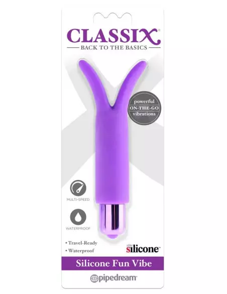 Classix Silicone Fun Vibe Purple Vibrátor Nonfiguratív vibrátorok Outlet