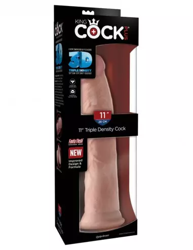 King Cock Triple Density 11" Cock - Flesh Dildó Dongok - Dildók Outlet