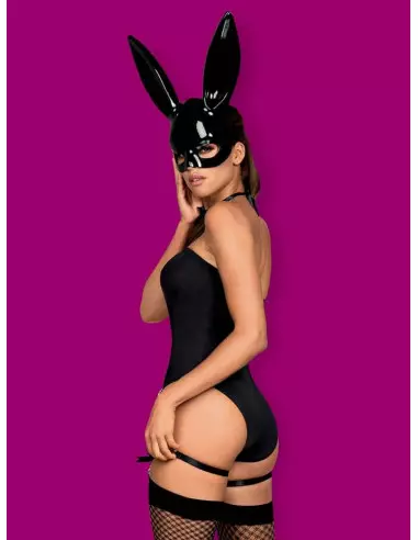 Nyuszi Jelmez S/M Fekete Kosztümök - Jelmezek Obsessive