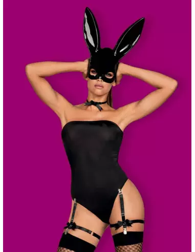 Nyuszi Jelmez L/XL Fekete Kosztümök - Jelmezek Obsessive