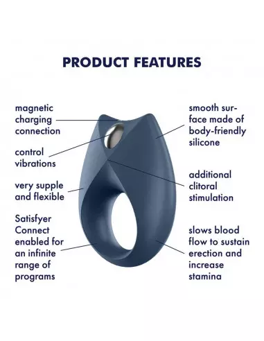 Royal One Péniszgyűrű Okos vibrátorok Satisfyer