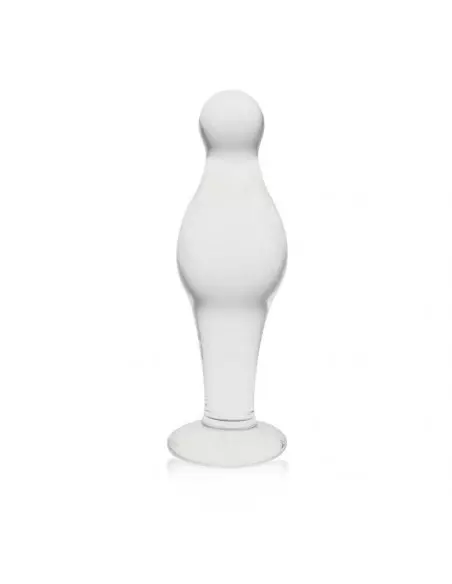 4.5" Glass Romance Clear Fenékdugó Fenékdugók Lovetoy 4.5" Glass Romance Clear Fenékdugó Fenékdugók Lovetoy