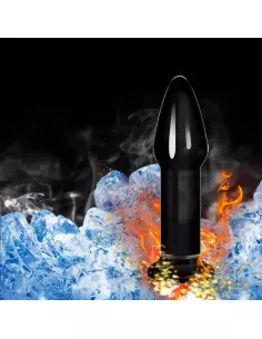 5" Glass Romance Black Fenékdugó Fenékdugók Lovetoy