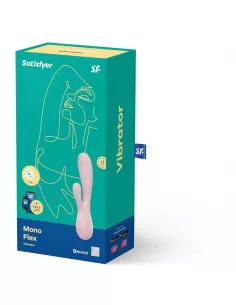 Mono Flex Rózsaszín Okos Vibrátor Okos vibrátorok Satisfyer