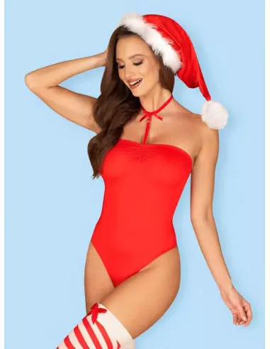 Kissmas Body Vörös XS/S Bodyk Obsessive