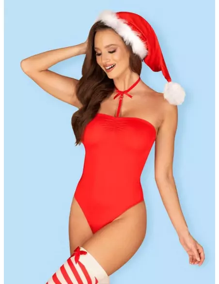 Kissmas Body Vörös XS/S Bodyk Obsessive