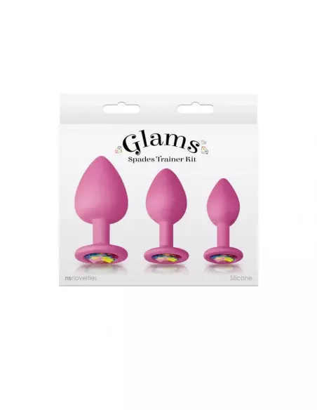 Glams - Spades Trainer Kit - Pink Fenékdugó Fenékdugók NS Toys