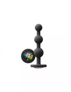 Glams - Ripple Rainbow Gem - Black Fenékdugó Fenékdugók NS Toys 2