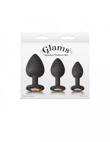 Glams - Spades Trainer Kit - Black Fenékdugó Fenékdugók NS Toys