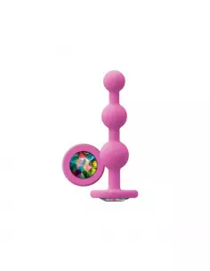 Glams - Ripple Rainbow Gem - Pink Fenékdugó Fenékdugók NS Toys 2